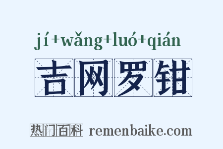 吉网罗钳是什么意思的图片